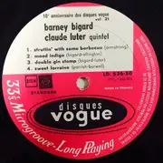 LP - Barney Bigard - Claude Luter - Clarinet X 2