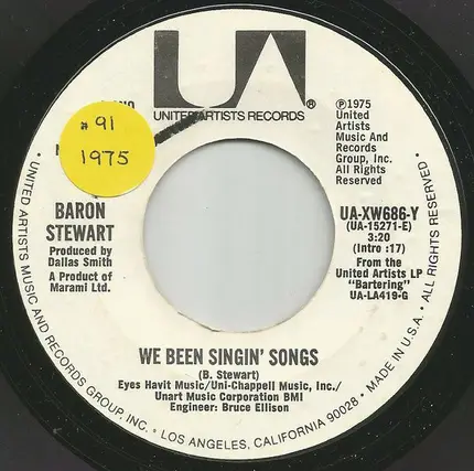 Baron Stewart - We Been Singin' Songs