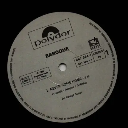 Baroque Bordello - Never Come Home