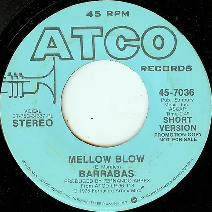 Barrabas - Mellow Blow