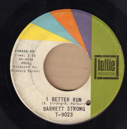 Barrett Strong - Make Up Your Mind / I Better Run