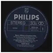 LP - Barry White - Barry White's Greatest Hits - Gatefold