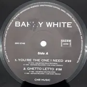12inch Vinyl Single - Barry White - You're The One I Need