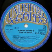 LP - Barry White - Barry White's Sheet Music
