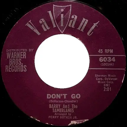 Barry And The Tamerlanes - I Wonder What She's Doing Tonight