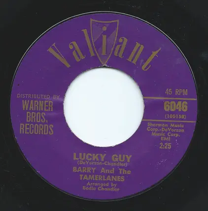 Barry And The Tamerlanes - I Don't Want To Be Your Clown / Lucky Guy