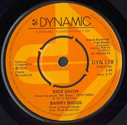 Barry Biggs - Side Show