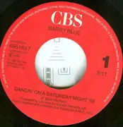 7inch Vinyl Single - Barry Blue - Dancin' On A Saturday Night '89