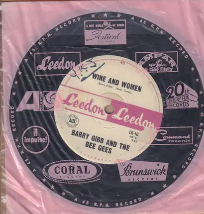Barry Gibb And Bee Gees - Wine And Women