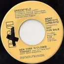 7inch Vinyl Single - Barry Greenfield - New York Is Closed Tonight