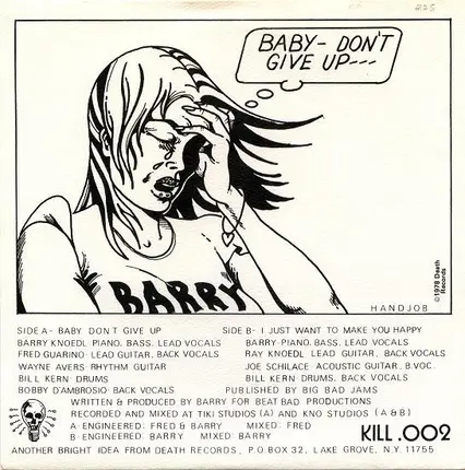 Barry Knoedl - Baby Don't Give UP