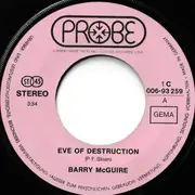 7inch Vinyl Single - Barry McGuire - Eve Of Destruction / You Were On My Mind - Cliff Richard ad on rear