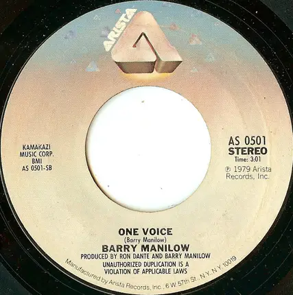 Barry Manilow - I Don't Want To Walk Without You