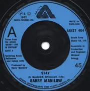 7inch Vinyl Single - Barry Manilow - Stay