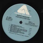 LP - Barry Manilow - This One's For You