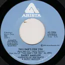 7inch Vinyl Single - Barry Manilow - This One's For You