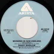 7inch Vinyl Single - Barry Manilow - Weekend In New England / Say The Words