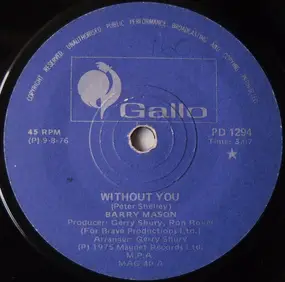 Barry Mason - Without You