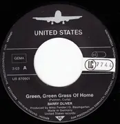 7inch Vinyl Single - Barry Oliver - Green, Green Grass Of Home