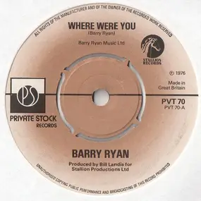 Barry Ryan - Where Were You