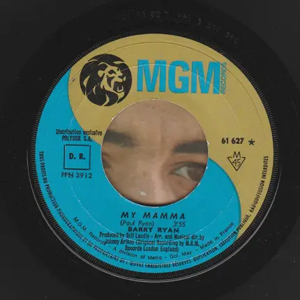 Barry Ryan - My Mama / The Colour Of My Love