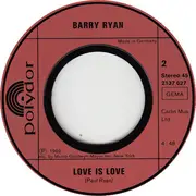 2x7inch Vinyl Single - Barry Ryan - Die Grossen Vier - Gatefold