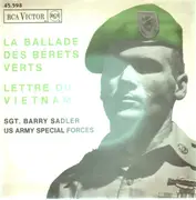 7inch Vinyl Single - Barry Sadler - La Ballade Des Bérets Verts (The Ballad Of The Green Berets)