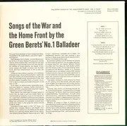 LP - Barry Sadler - SSgt Barry Sadler Of The Green Berets Sings The 'A' Team