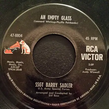 Barry Sadler - The "A" Team / An Empty Glass