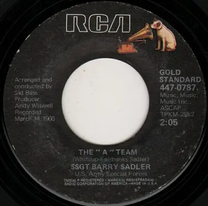 Barry Sadler - The Ballad Of The Green Berets / The "A" Team