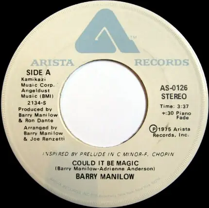 Barry Manilow - Could It Be Magic