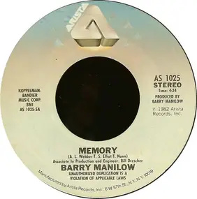 Barry Manilow - Memory