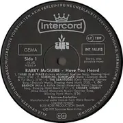 LP - Barry McGuire - Have You Heard