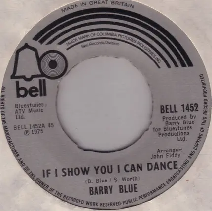 Barry Blue - If I Show You I Can Dance