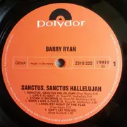LP - Barry Ryan - Sanctus, Sanctus Hallelujah