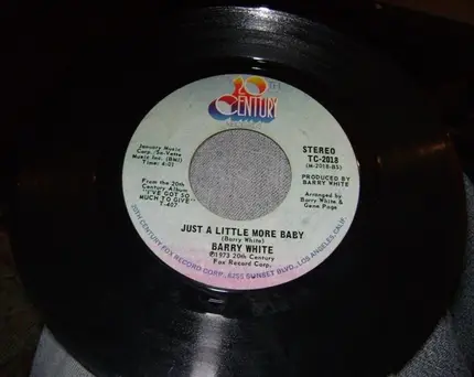 Barry White - I'm Gonna Love You Just A Little More Baby