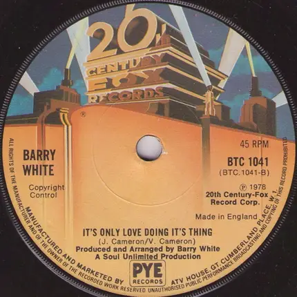 Barry White - Sha La La Means I Love You