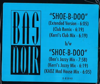 Bas Noir - Shoe-B-Doo