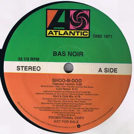 Bas Noir - Shoo-B-Doo (Remixes)