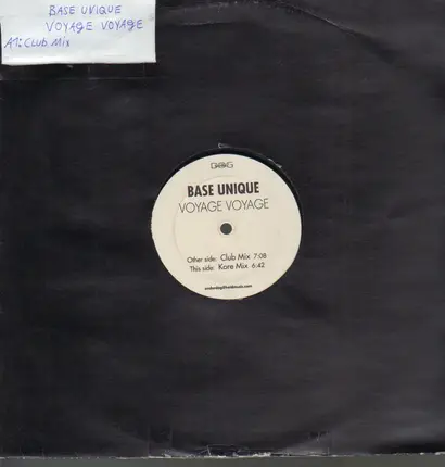 Base Unique - Voyage Voyage
