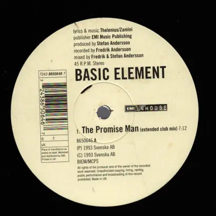 Basic Element - The Promise Man