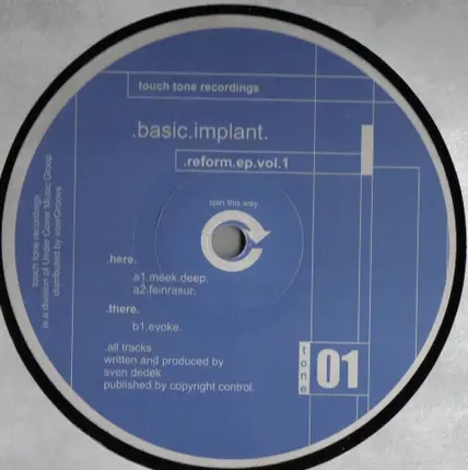 Basic Implant - Reform EP Vol. 1