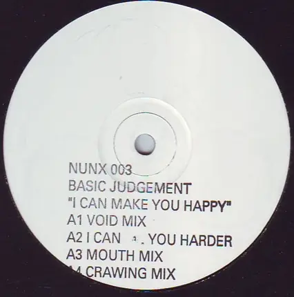 Basic Judgement - I Can Make You Happy