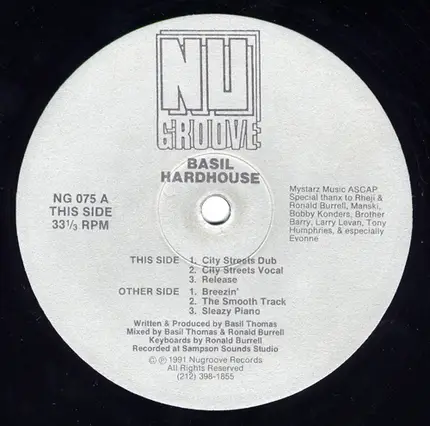 Basil Hardhouse - City Streets