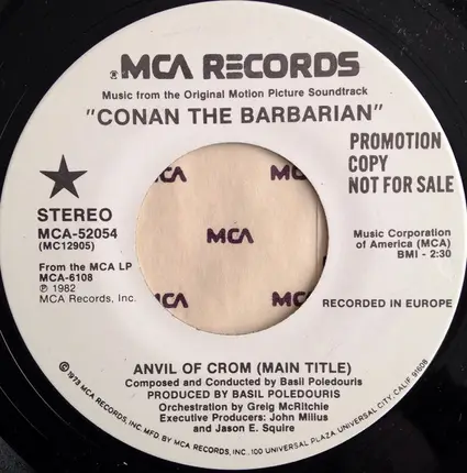 Basil Poledouris - Anvil Of Crom (Music From The Original Motion Picture Soundtrack 'Conan The Barbarian')
