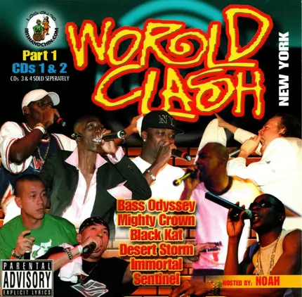 Bass Odyssey , Mighty Crown , Black Kat , Desert Storm , Immortal , Sentinel Sound - World Clash New York Part 1