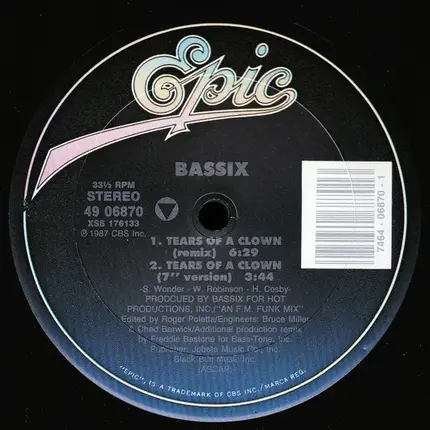 Bassix - Tears Of A Clown / Fake 'N' Move
