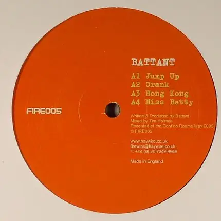 Battant - Jump Up EP