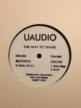 Battista / Decas - The Way To Share