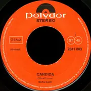 7inch Vinyl Single - Bata Illic - Candida / Mein Glück Ist Blau